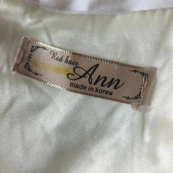 Red Hair Ann | Vintage Mint Owl Beaded Dress - Picture 6 of 6